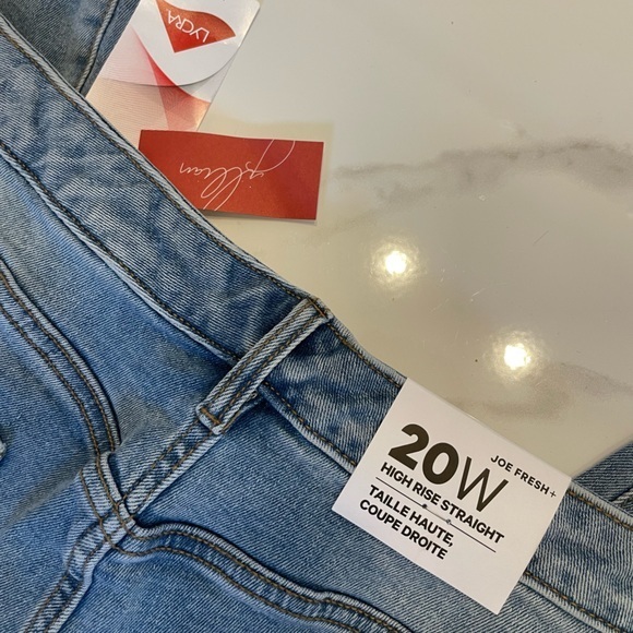 New Highrise Straight Leg Jeans With Lycra Spandex - Picture 7 of 16